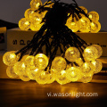 30 LED 21ft Solar Waterproof String Light Outdoor Fairy Light Globe Ball Ball Lighting trang trí cho vườn sân nhà